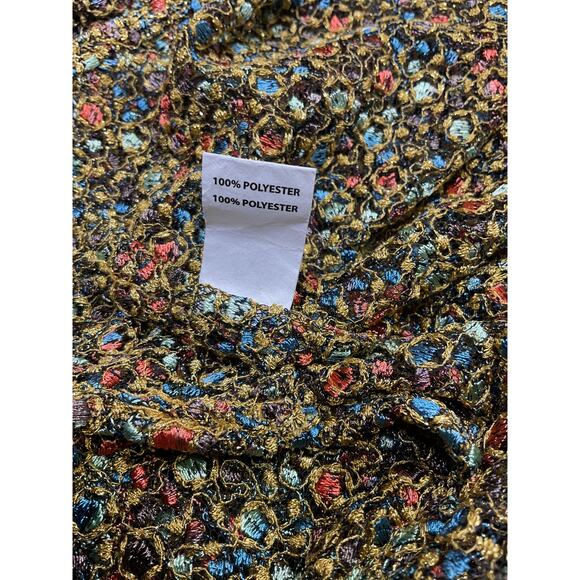 Ramy Brook 'Tien' Brown Button Down Long Sleeve Top Size L - Picture 5 of 5